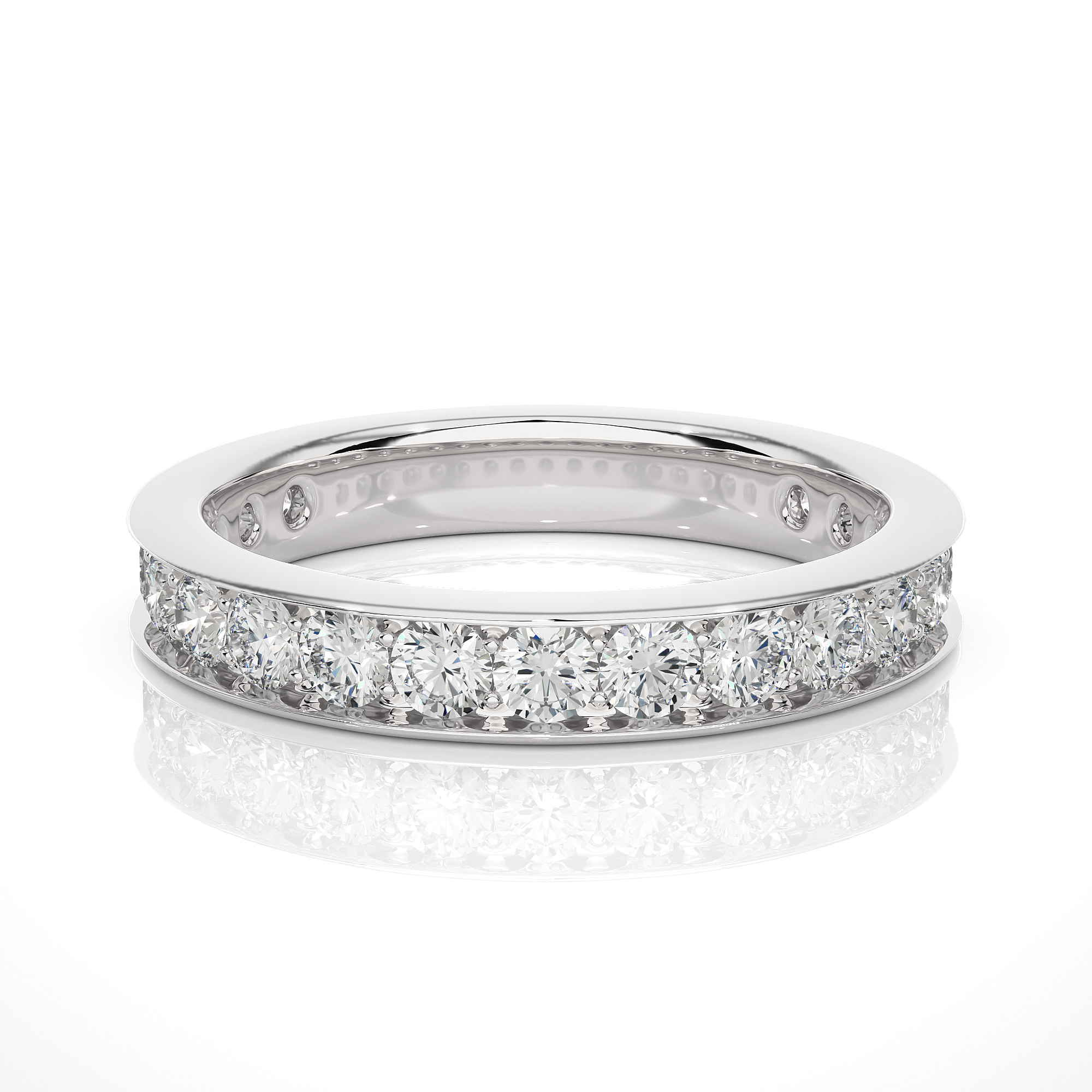 1.12 Carat G Color VS1 Clarity Diamond Studded Natural Diamond Ring.